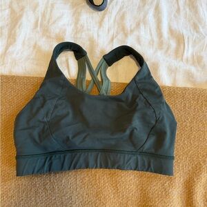 lululemon athletica Deep Green Sports Bra